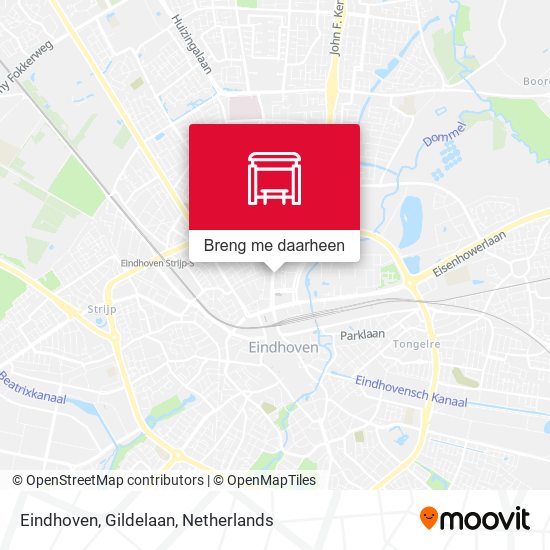 Eindhoven, Gildelaan kaart