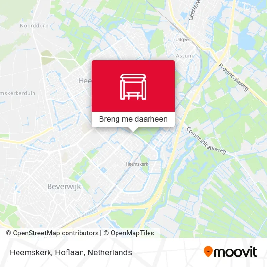 Heemskerk, Hoflaan kaart