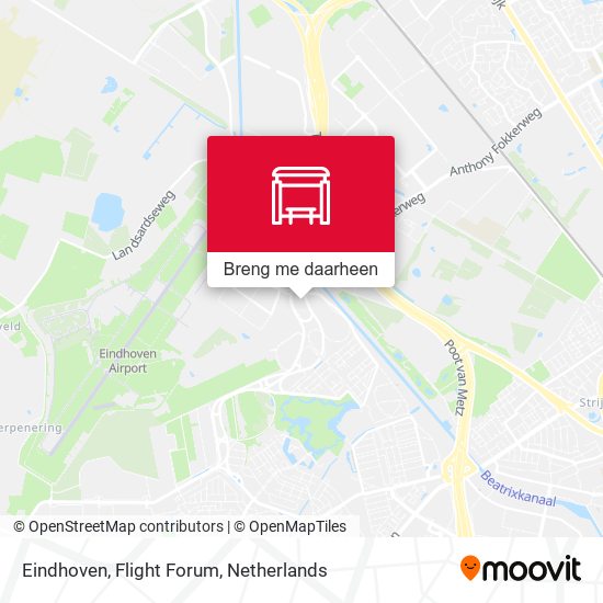 Eindhoven, Flight Forum kaart