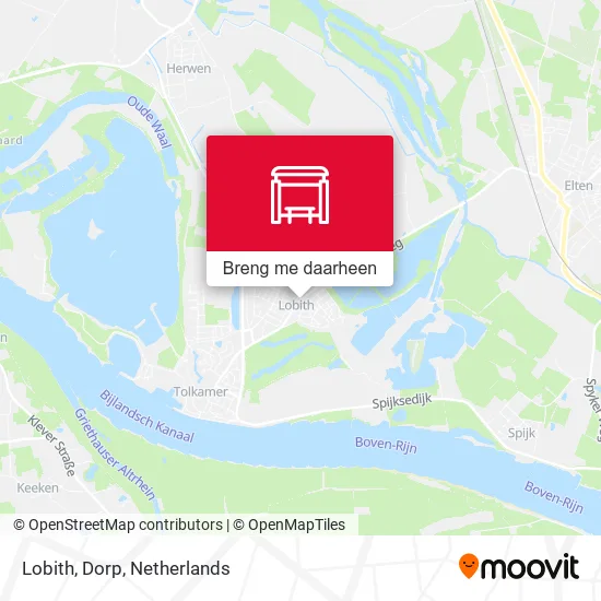 Lobith, Dorp kaart
