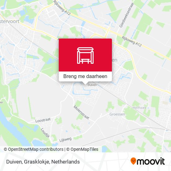 Duiven, Grasklokje kaart