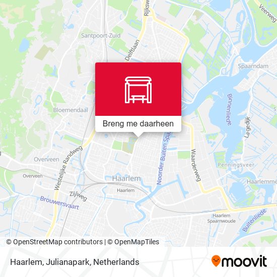 Haarlem, Julianapark kaart