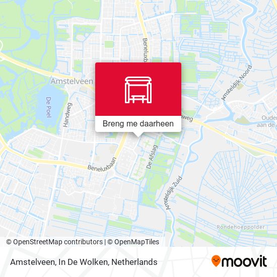Amstelveen, In De Wolken kaart