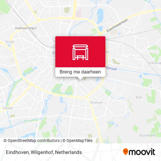 Eindhoven, Wilgenhof kaart