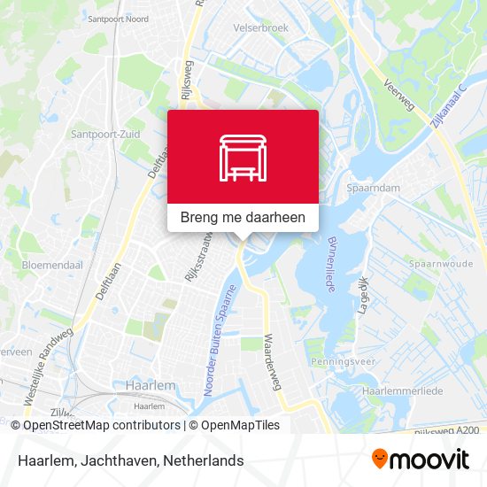 Haarlem, Jachthaven kaart