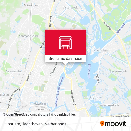 Haarlem, Jachthaven kaart