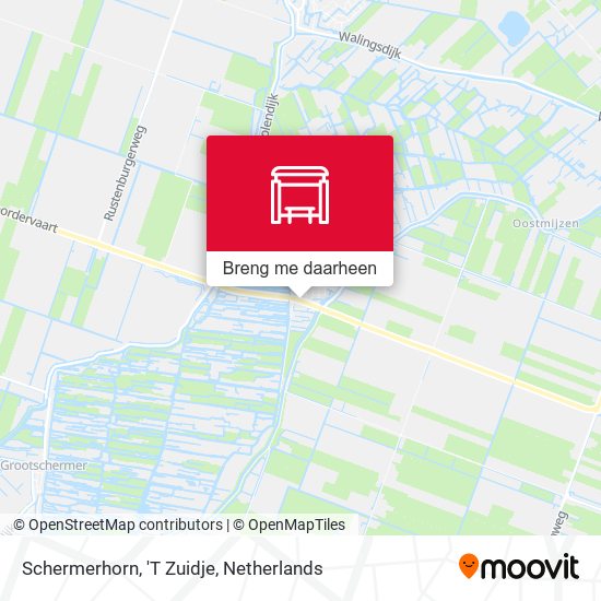Schermerhorn, 'T Zuidje kaart