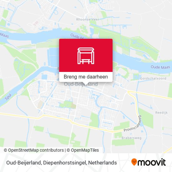 Oud-Beijerland, Diepenhorstsingel kaart