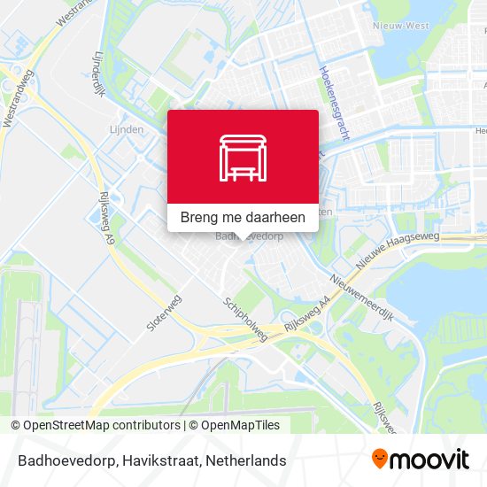 Badhoevedorp, Havikstraat kaart