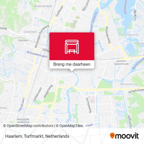 Haarlem, Turfmarkt kaart