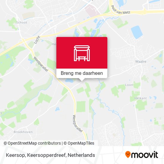 Keersop, Keersopperdreef kaart