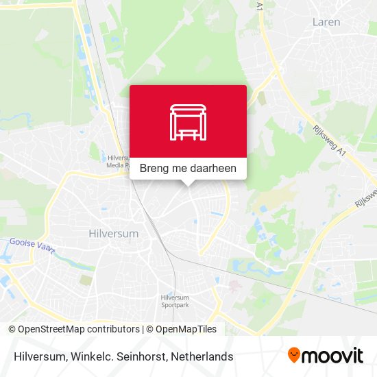 Hilversum, Winkelc. Seinhorst kaart