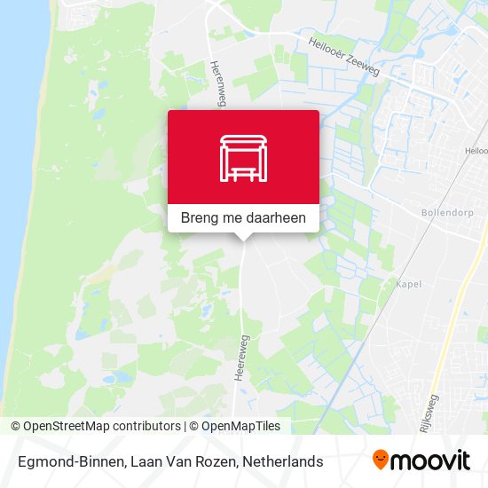 Egmond-Binnen, Laan Van Rozen kaart
