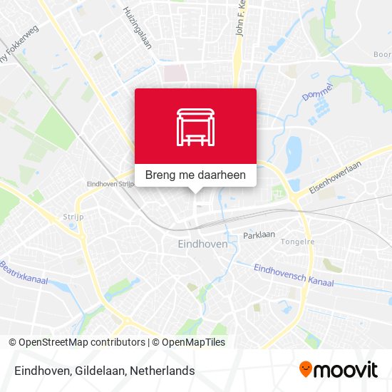 Eindhoven, Gildelaan kaart