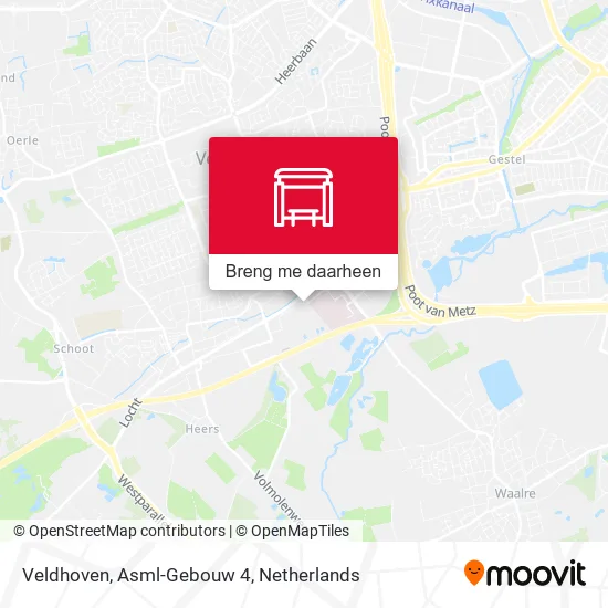 Veldhoven, Asml-Gebouw 4 kaart
