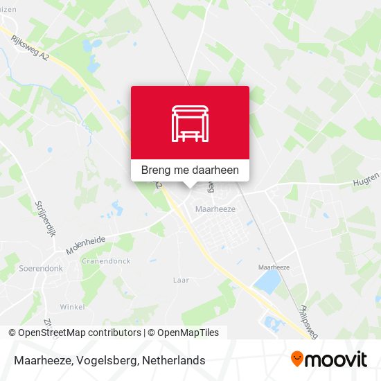 Maarheeze, Vogelsberg kaart