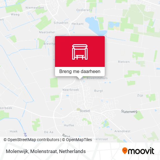 Molenwijk, Molenstraat kaart