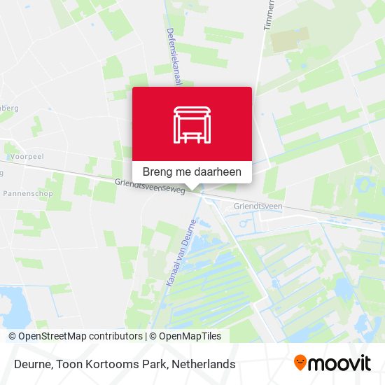 Deurne, Toon Kortooms Park kaart
