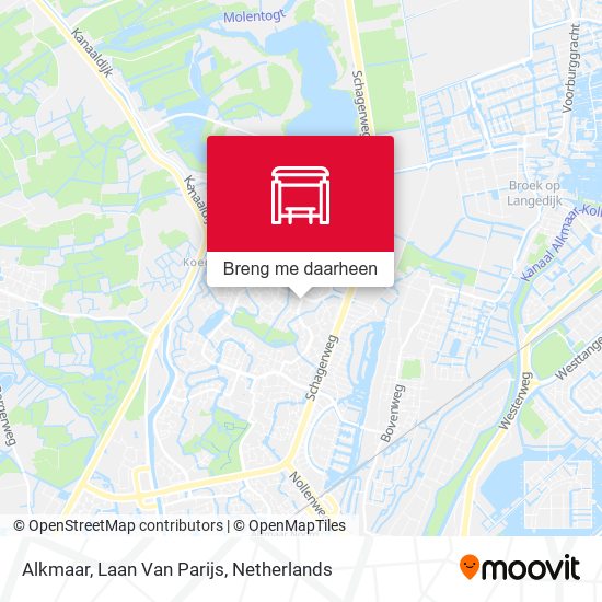 Alkmaar, Laan Van Parijs kaart