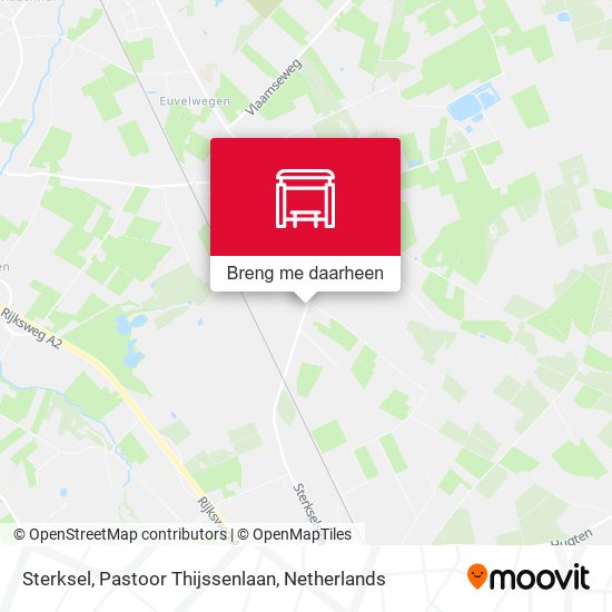 Sterksel, Pastoor Thijssenlaan kaart