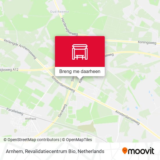 Arnhem, Revalidatiecentrum Bio kaart