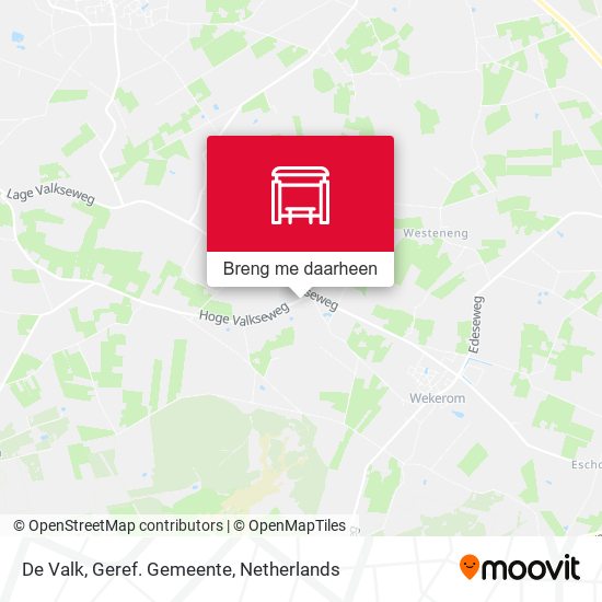De Valk, Geref. Gemeente kaart