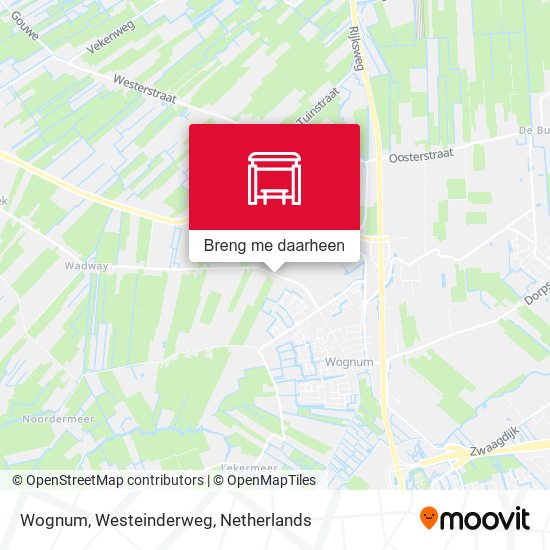 Wognum, Westeinderweg kaart