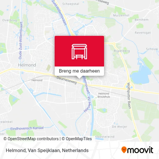 Helmond, Van Speijklaan kaart