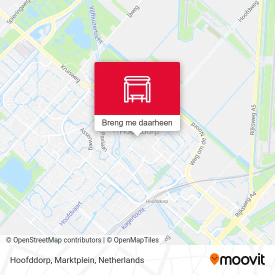 Hoofddorp, Marktplein kaart