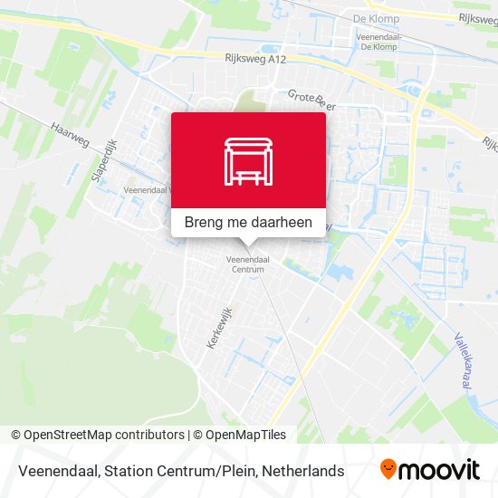 Veenendaal, Station Centrum / Plein kaart