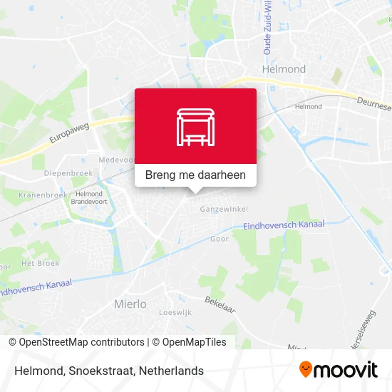 Helmond, Snoekstraat kaart
