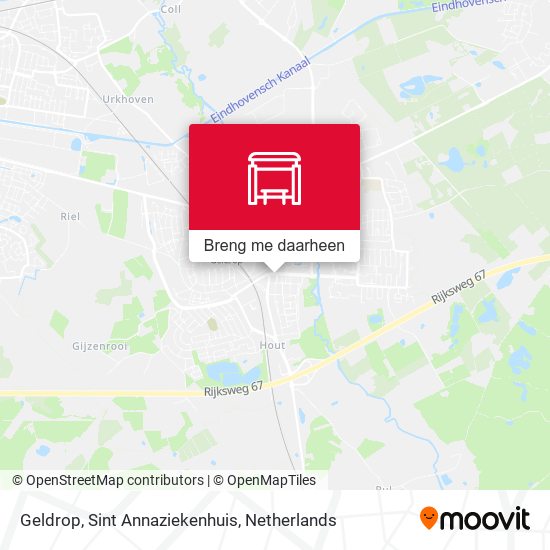 Geldrop, Sint Annaziekenhuis kaart