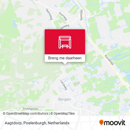 Aagtdorp, Poelenburgh kaart