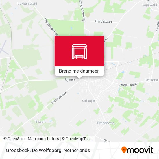 Groesbeek, De Wolfsberg kaart