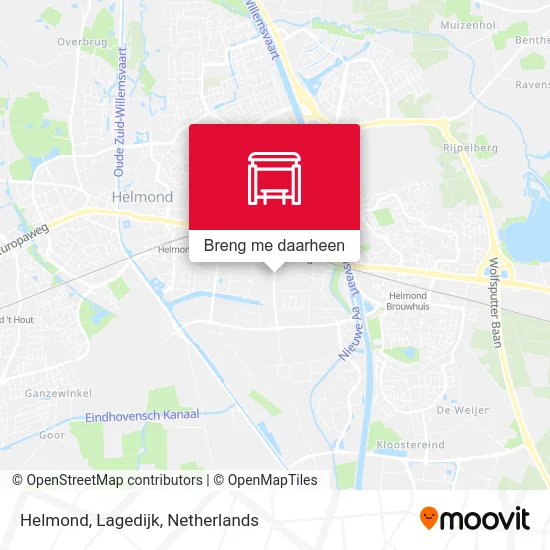 Helmond, Lagedijk kaart
