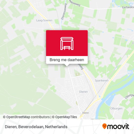 Dieren, Beverodelaan kaart