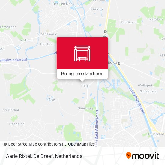 Aarle Rixtel, De Dreef kaart