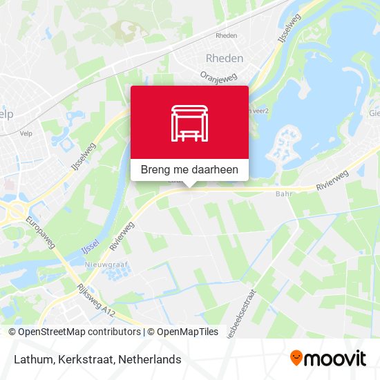 Lathum, Kerkstraat kaart