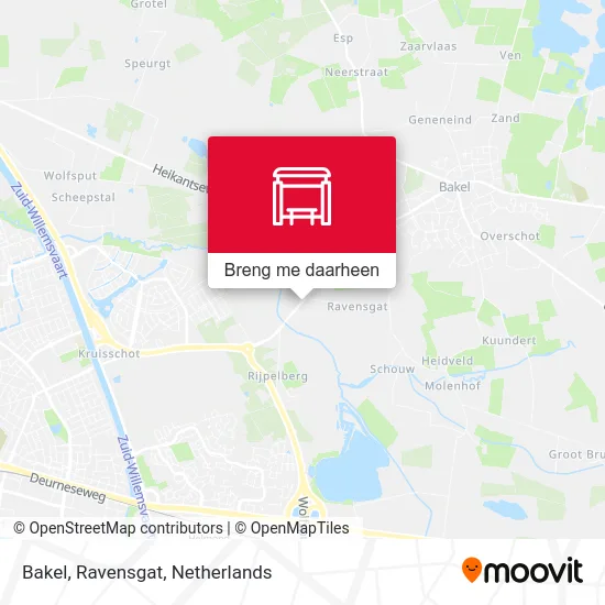 Bakel, Ravensgat kaart