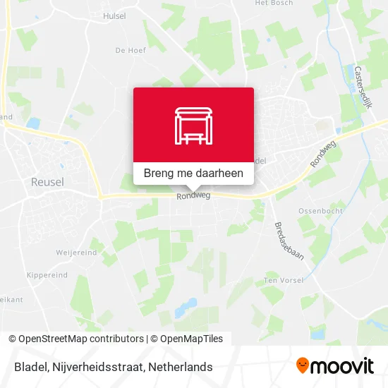 Bladel, Nijverheidsstraat kaart