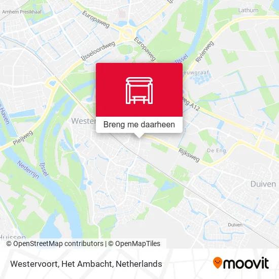 Westervoort, Het Ambacht kaart