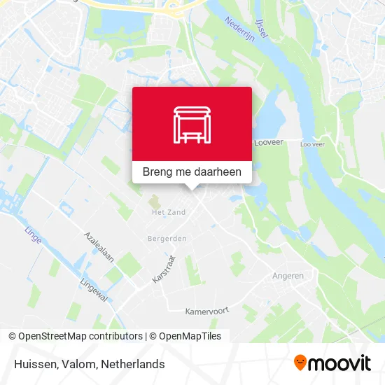 Huissen, Valom kaart