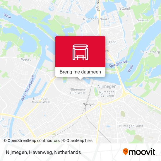 Nijmegen, Havenweg kaart