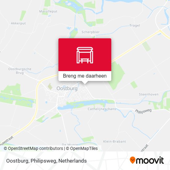 Oostburg, Philipsweg kaart