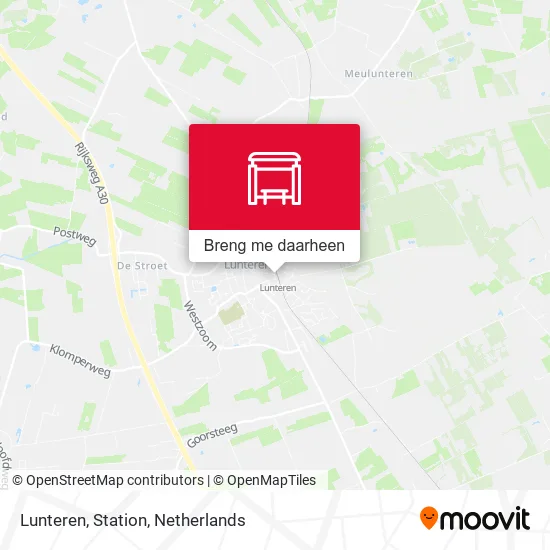 Lunteren, Station kaart