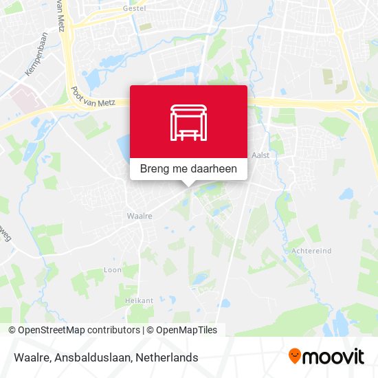 Waalre, Ansbalduslaan kaart