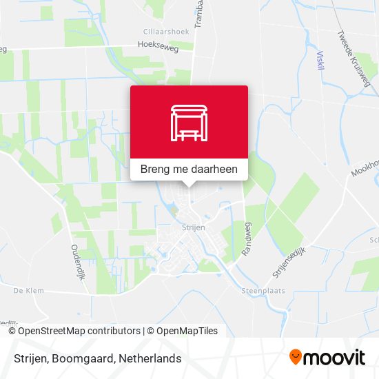 Strijen, Boomgaard kaart