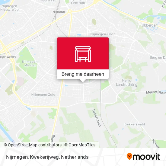 Nijmegen, Kwekerijweg kaart