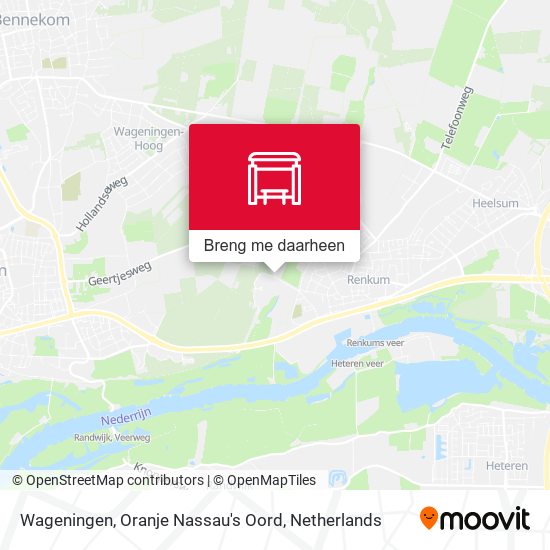 Wageningen, Oranje Nassau's Oord kaart