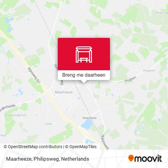 Maarheeze, Philipsweg kaart